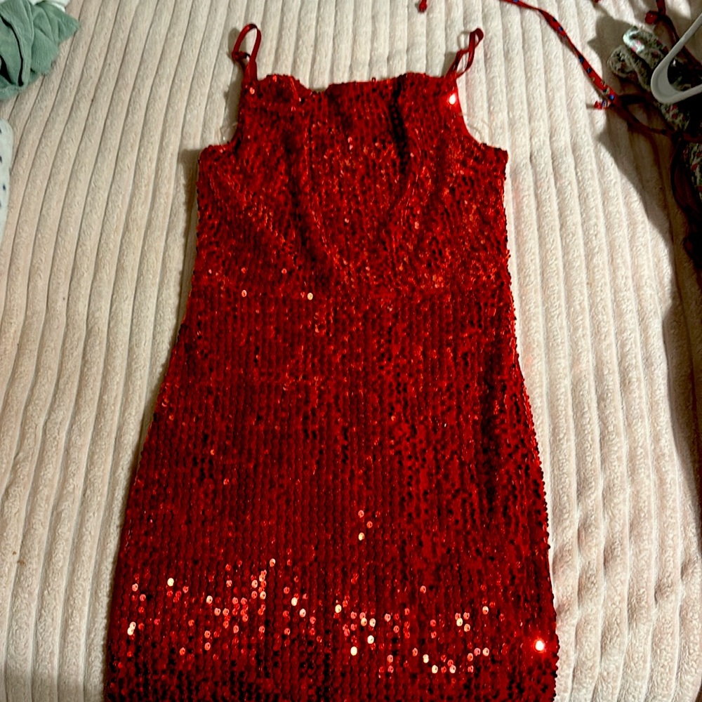 Red dresss